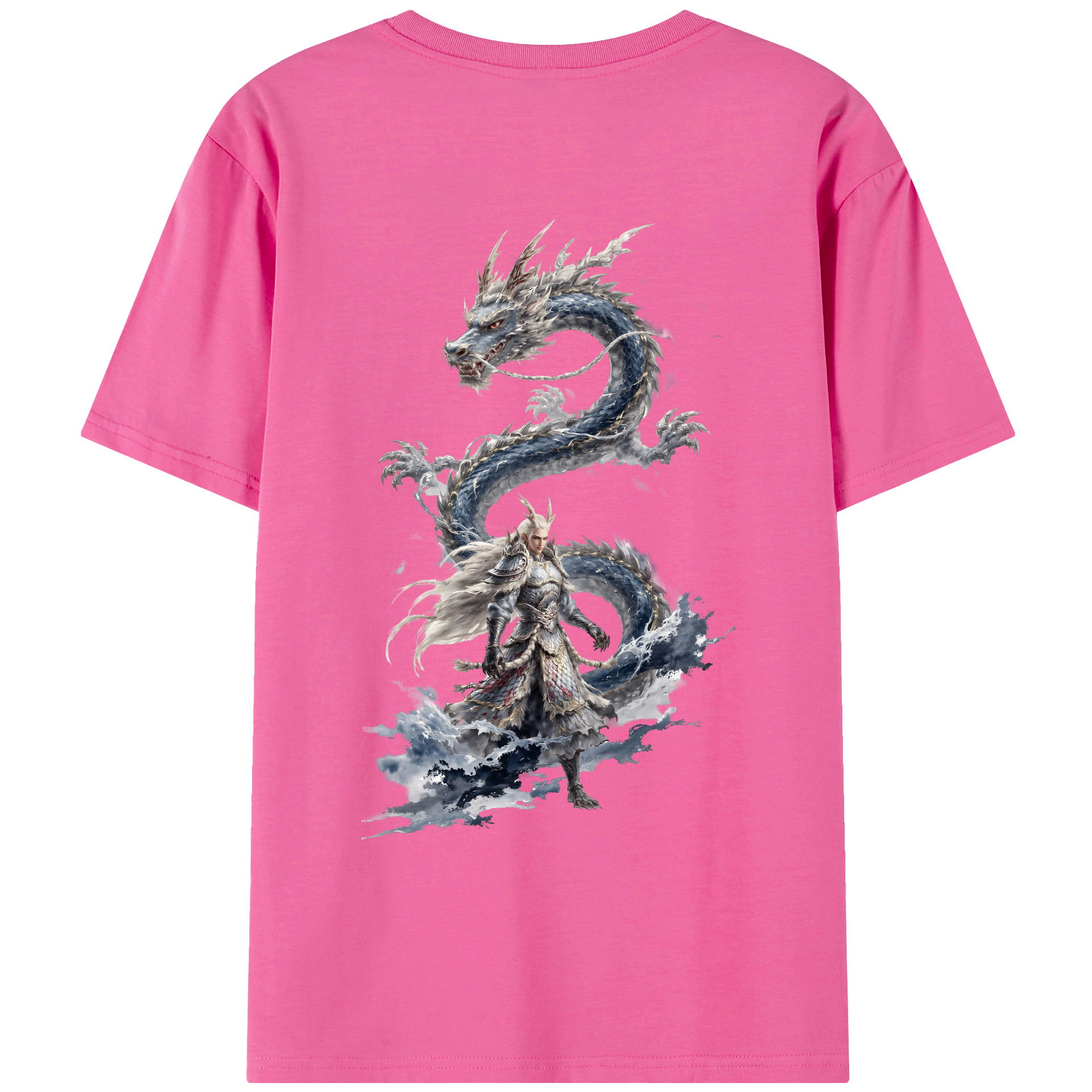 （画像用） Ne Zha 2 ナタ 魔童の大暴れ レディース半袖Tシャツ(バックプリント)